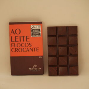 BARRA AO LEITE FLOCOS CROCANTE 80G